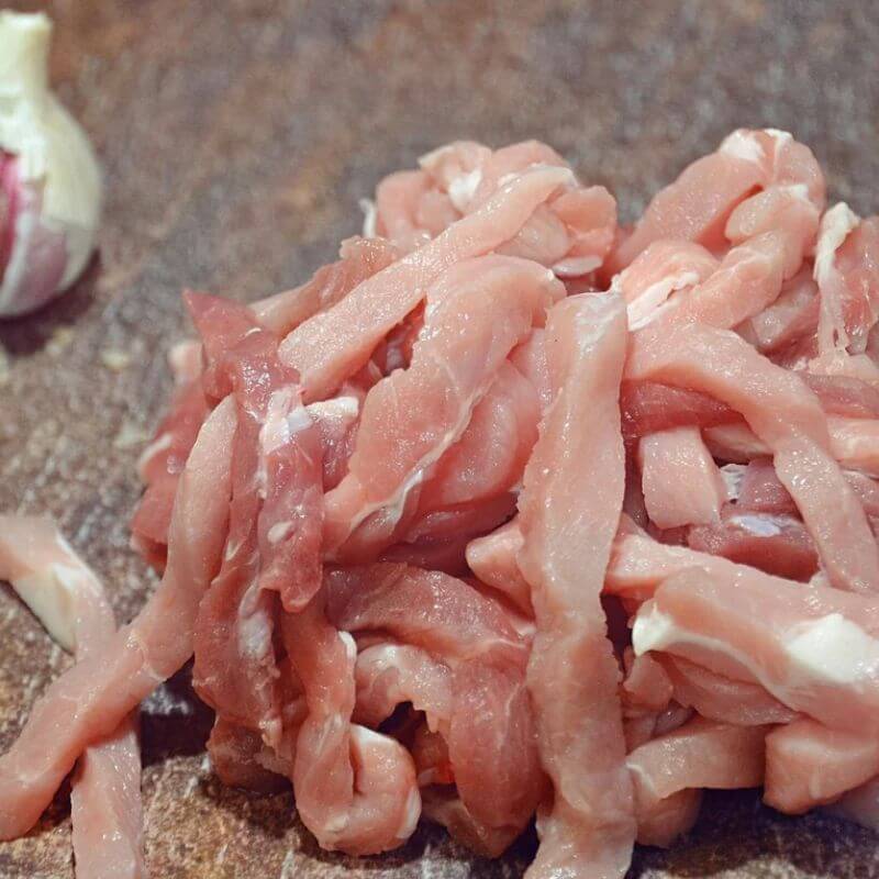 Pork - Strips, Regen, Pastured (451 - 550gm) FROZEN