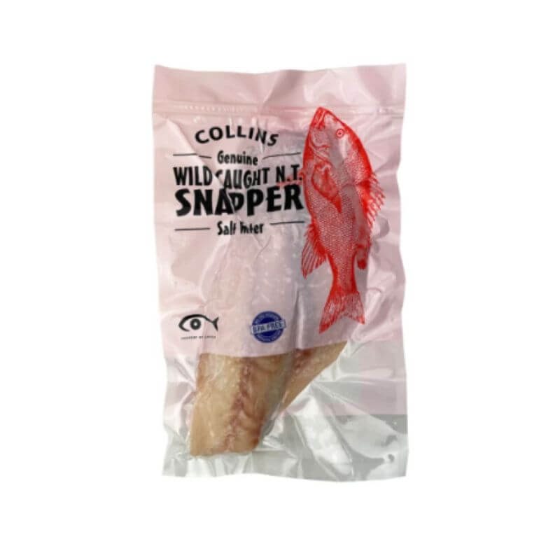 Collins Seafood Wild Caught Crimson Snapper Portions, featured in the Joy Wholefoods online store.