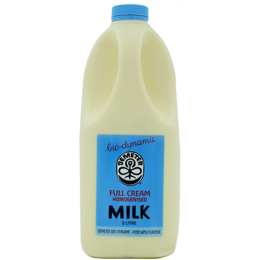 Organic biodynamic milk 2L from local Queensland dairies, available at Joy Wholefoods.