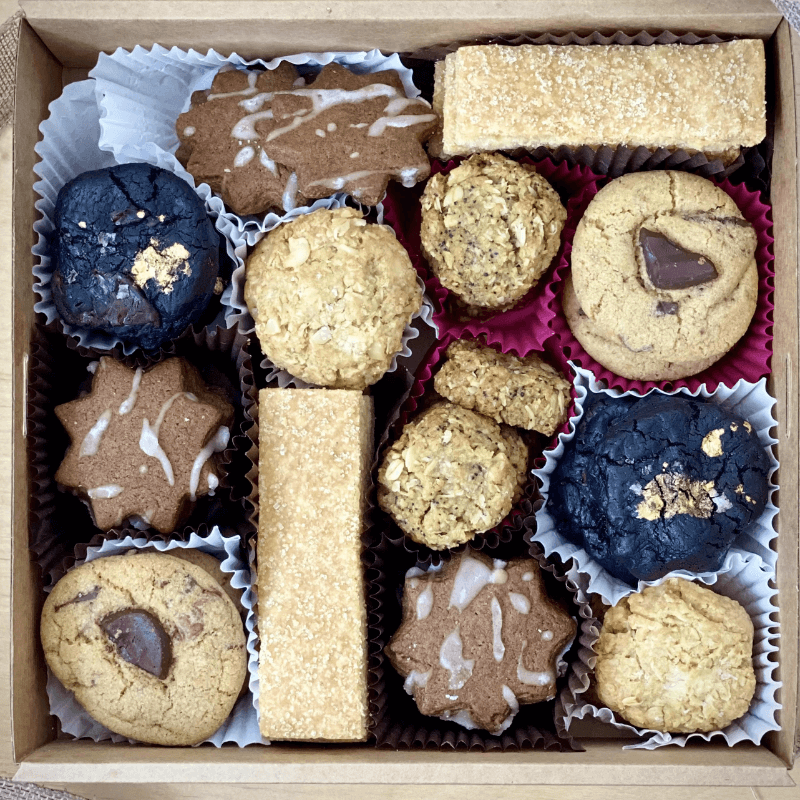 IndieBakehouseMixedCookieBox, featured in the Joy Wholefoods online store.