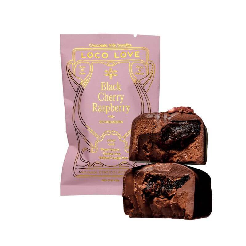 Loco Love black cherry raspberry single, featured in the Joy Wholefoods online store.