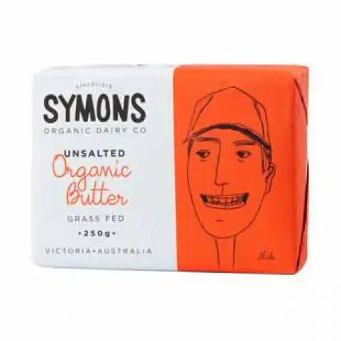Butter - Unsalted Symons Dairy Organic (250gm)