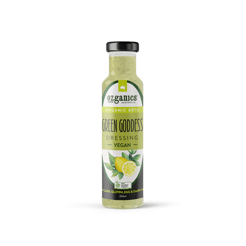 OzGanicsGreenGoddessDressing250ml, featured in the Joy Wholefoods online store.
