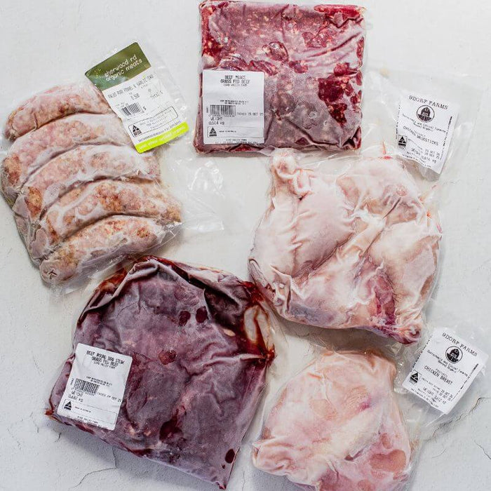 Regen Meat Box Spray Free Farmacy, featured in the Joy Wholefoods online store.