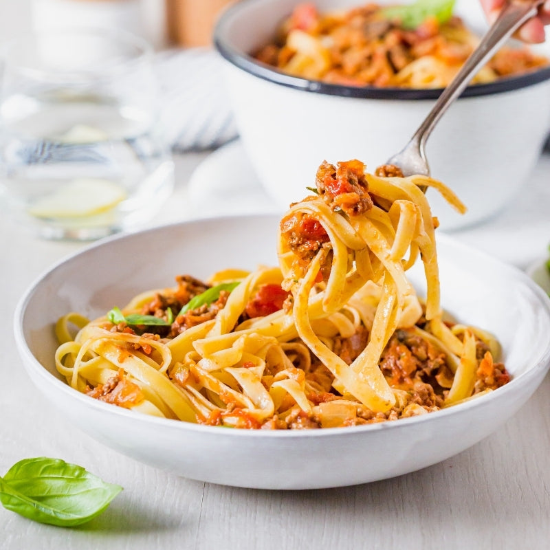 Spaghetti Bolognese, featured in the Joy Wholefoods online store.