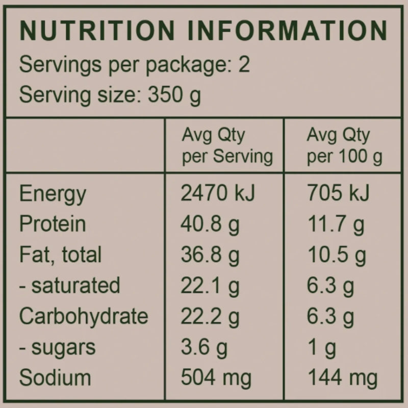 Pasture-Raised Chicken & Mushroom Pie - Organic & GF (Serves 2)
