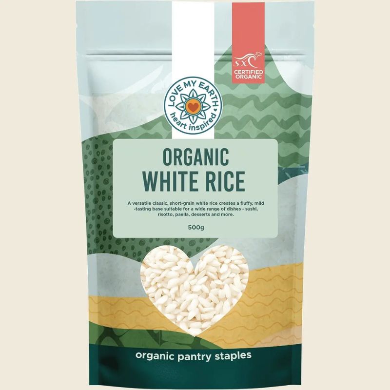 organic white rice