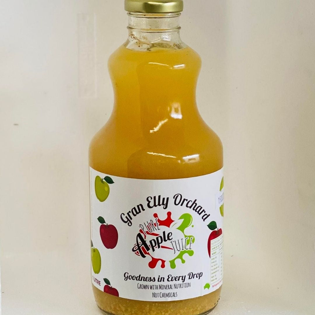 Gran Elly Orchard Pure Apple Juice Brisbane, delivered fresh by Joy Wholefoods.