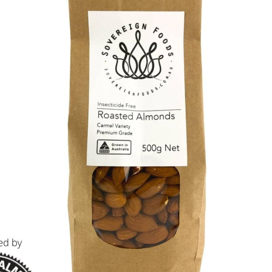 Sovereign food Insecticide Free Raw Almonds Brisbane, delivered fresh by Joy Wholefoods.
