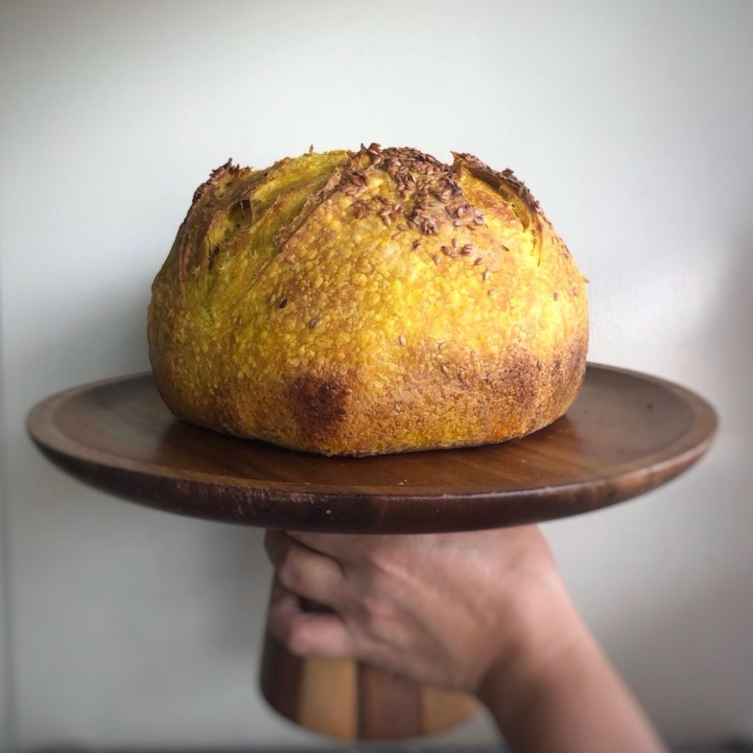 Indie bakehouse sourdough golden bread Brisbane, part of the Joy Wholefoods organic range.