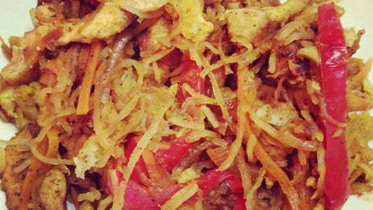 Singapore Noodle Spaghetti Squash