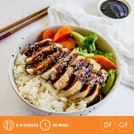 organic healthy chicken teriyaki meal kit