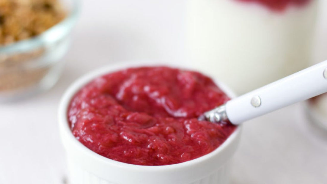 Rhubarb-Ginger-Vanilla-Compote-Recipe-spray-free-farmacy