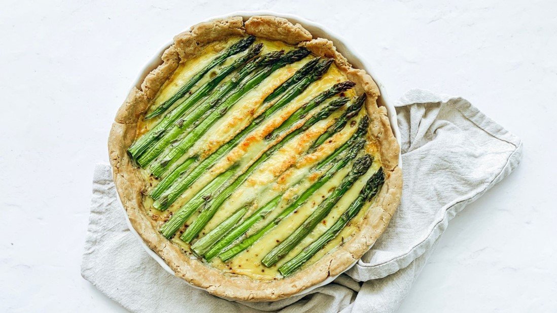 Gluten-Free Asparagus Quiche