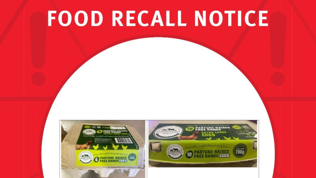 Watson Family Farm Egg Recall