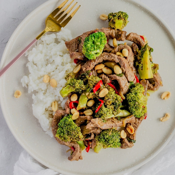 Beef Broccoli Stir Fry, featured in the Joy Wholefoods online store.