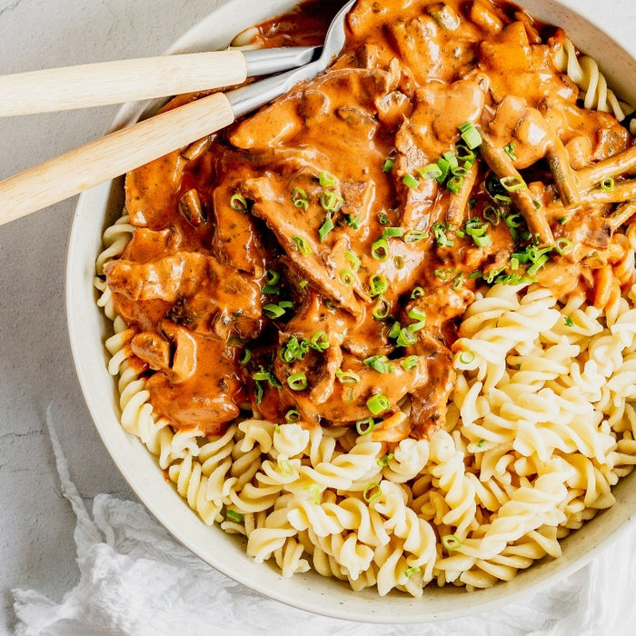 Beef Stroganoff, featured in the Joy Wholefoods online store.