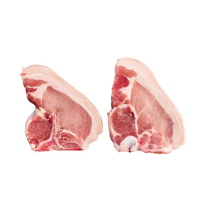 Belvedere Farm Pork Loin Chops 600gm Regen, featured in the Joy Wholefoods online store.