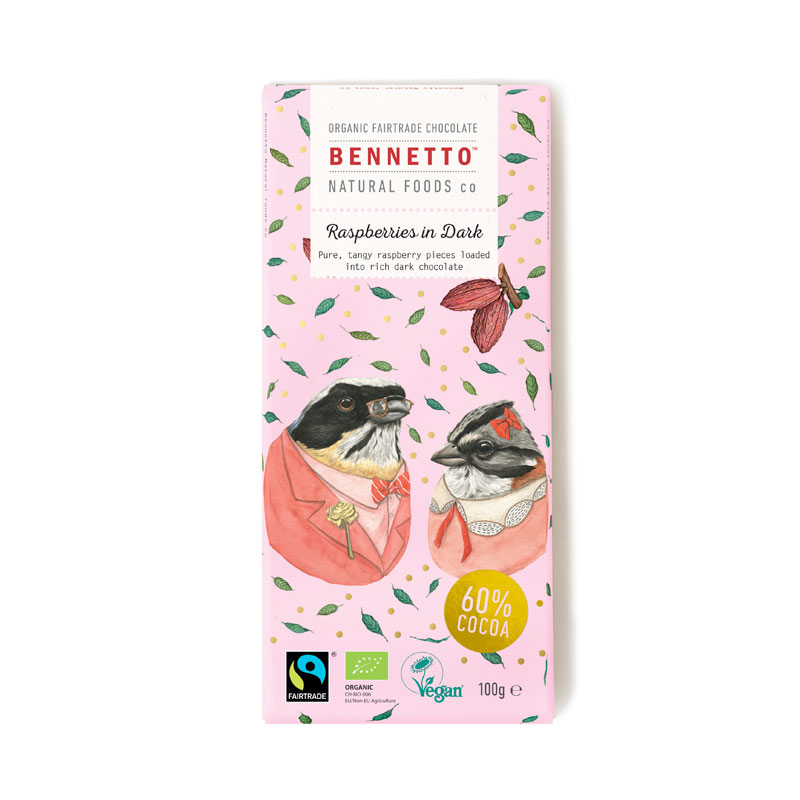 BennettoOrganicDarkChocolate100gm, featured in the Joy Wholefoods online store.