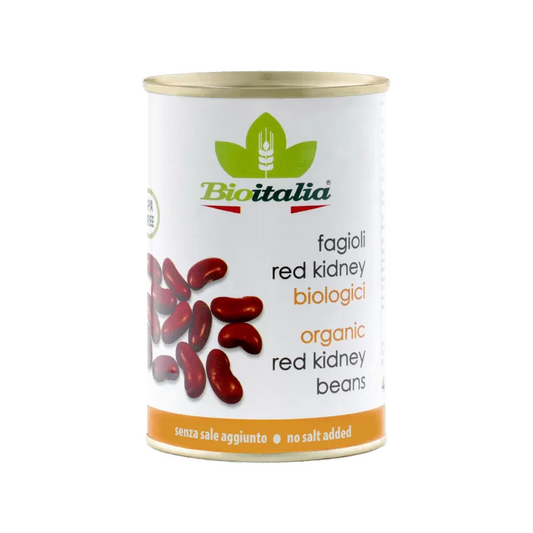 Bio Italia Organic Red Kidney Beans 400gm, featured in the Joy Wholefoods online store.