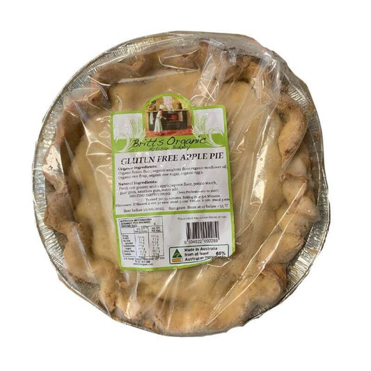 Britts Organic Gluten Free Apple Pie Family, featured in the Joy Wholefoods online store.