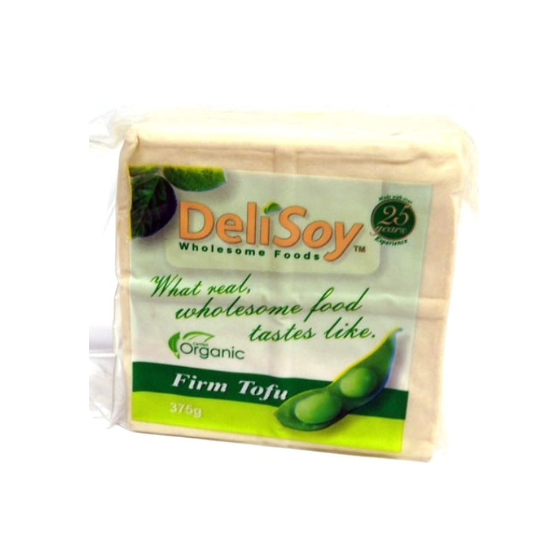 DeliSoyOrganicTofuFirm375gm, featured in the Joy Wholefoods online store.