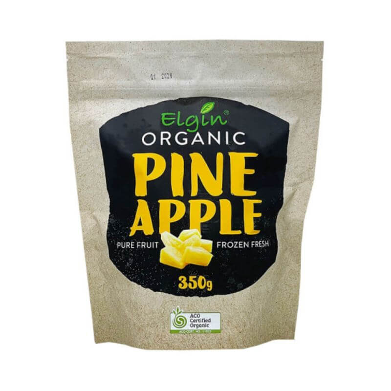 Elgin Pineapple Organic Frozen 1kg, featured in the Joy Wholefoods online store.