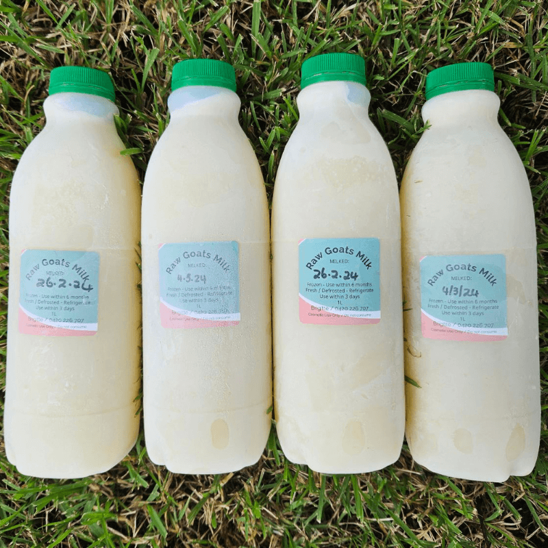 ForageHillGoatsRawGoatsMilk1LFROZEN, featured in the Joy Wholefoods online store.