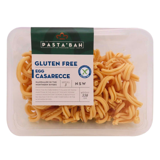 A pack of Fresh Gluten-free Casarecce Pasta