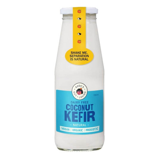 Gagas Gut Loving Coconut Kefir Natural 700ml, featured in the Joy Wholefoods online store.