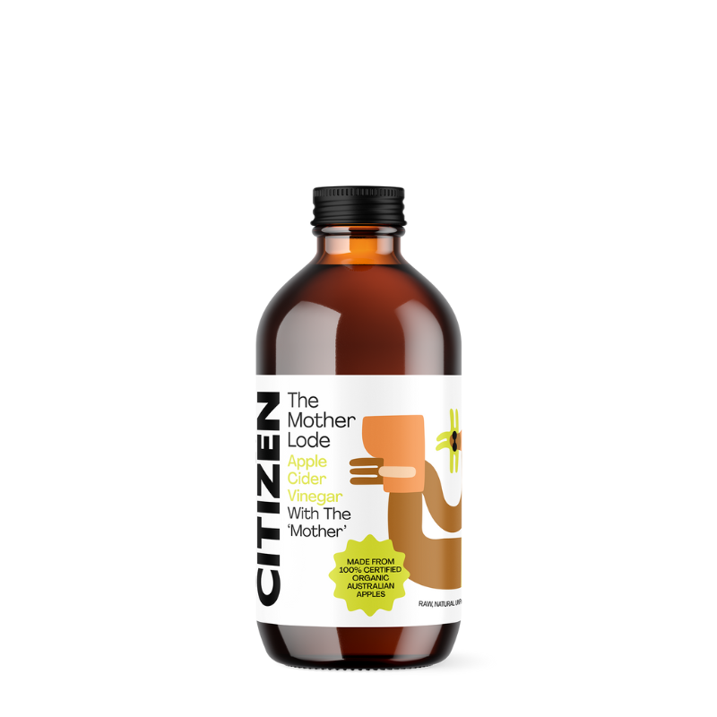 Giddy Citizen Organic Apple Cider Vinegar with The Mother 500ml, featured in the Joy Wholefoods online store.