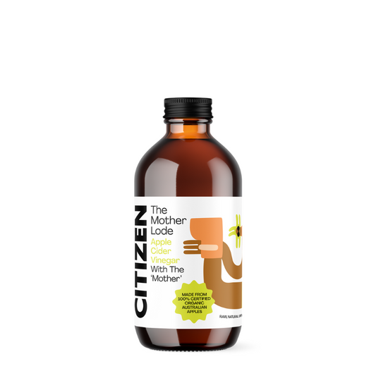 Giddy Citizen Organic Apple Cider Vinegar with The Mother 500ml, featured in the Joy Wholefoods online store.
