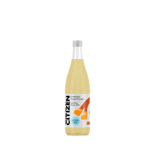 Giddy Citizen Sparkling Water Kefir Ginger Beer 330ml, featured in the Joy Wholefoods online store.