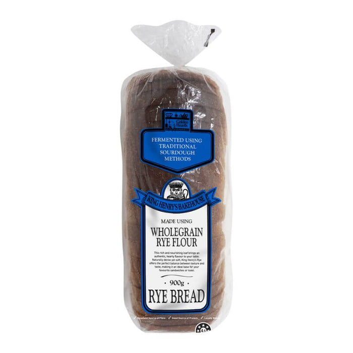 Gold Coast Bakeries Golden Hearth King Henry Rye, featured in the Joy Wholefoods online store.