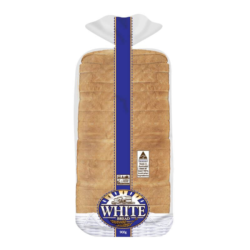 Gold Coast Bakeries Golden Hearth White Sliced Bread, featured in the Joy Wholefoods online store.