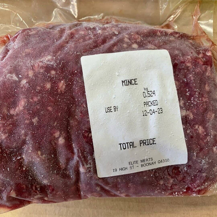 Grass fed beef mince echo valley farm, featured in the Joy Wholefoods online store.