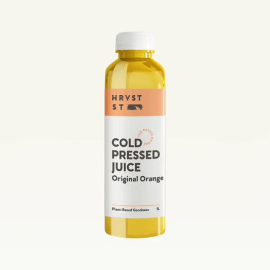 HRVST ST Cold Pressed Juice Original Orange 1L, featured in the Joy Wholefoods online store.