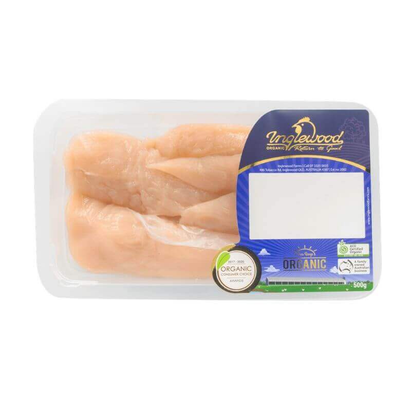Inglewood Organic Chicken Tenderloins, featured in the Joy Wholefoods online store.