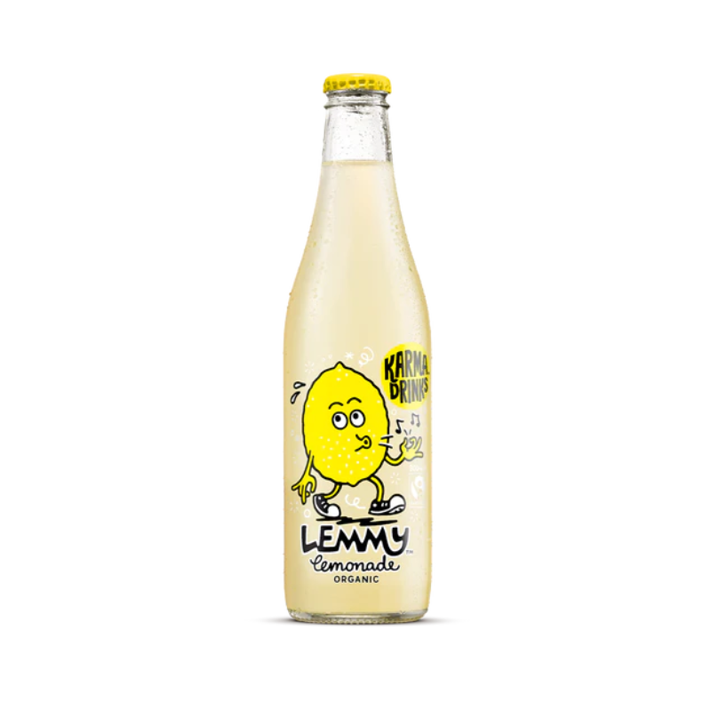 KarmaDrinksLemmyLemonadeOrganic300ml, featured in the Joy Wholefoods online store.