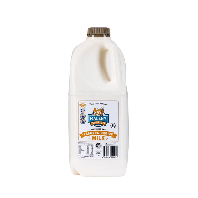Maleny Dairy Farmers Choice 2L, featured in the Joy Wholefoods online store.