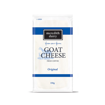 Meredith Dairy Goat Cheese Fresh Chevre Original 150gm, featured in the Joy Wholefoods online store.