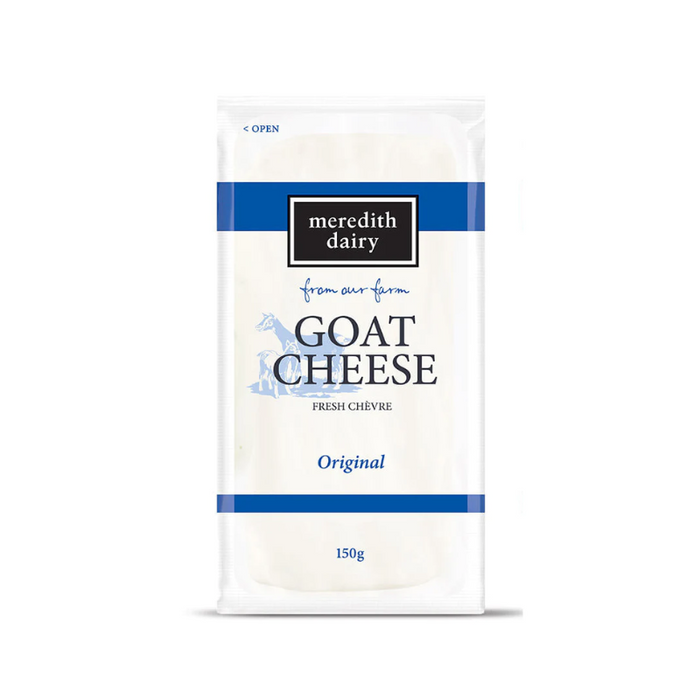 Meredith Dairy Goat Cheese Fresh Chevre Original 150gm, featured in the Joy Wholefoods online store.