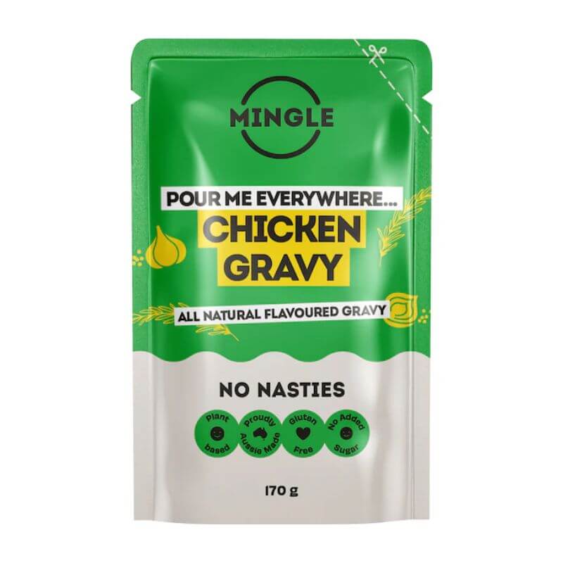 Mingle Gravy Chicken 170gm, featured in the Joy Wholefoods online store.