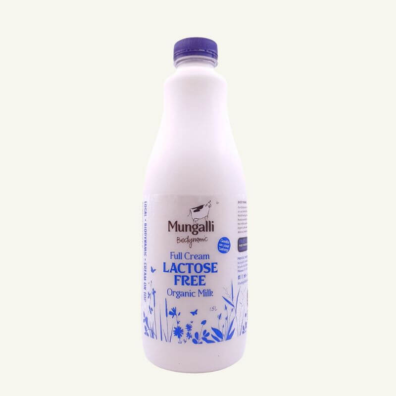 Mungalli Creek Dairy BioDynamic Organic Lactose Free Milk1.5L, featured in the Joy Wholefoods online store.