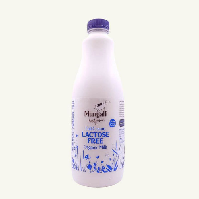Mungalli Creek Dairy BioDynamic Organic Lactose Free Milk1.5L, featured in the Joy Wholefoods online store.