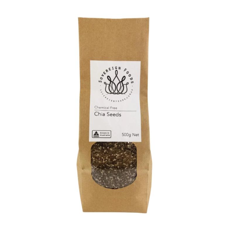 Organic Chia Seeds, featured in the Joy Wholefoods online store.