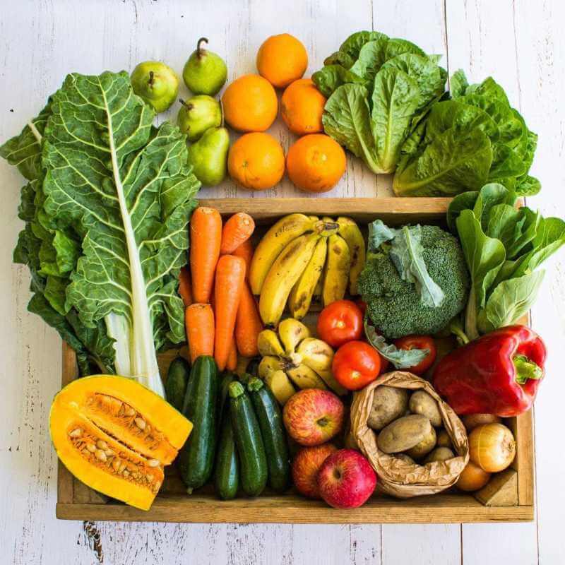 Organic Large Fruit Veg Box Home Delivery Brisabne Gold Coast, featured in the Joy Wholefoods online store.