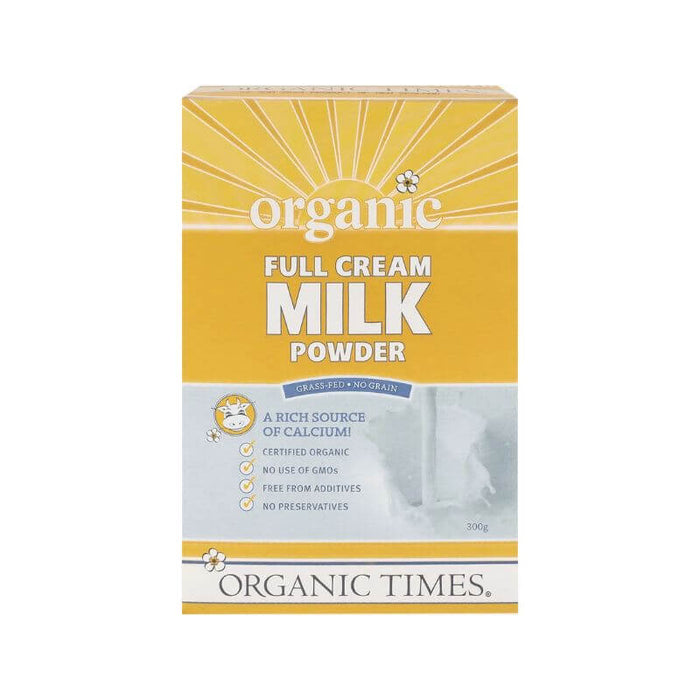 Organic Times Fullcream milk powder 300gm, featured in the Joy Wholefoods online store.