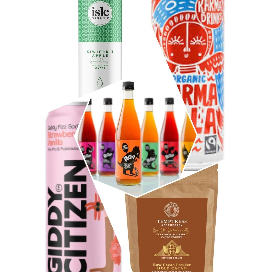 Organic Drinks, featured in the Joy Wholefoods online store.