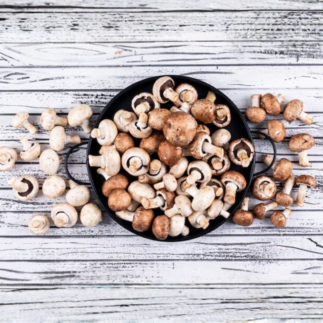 Organic Mushrooms, featured in the Joy Wholefoods online store.